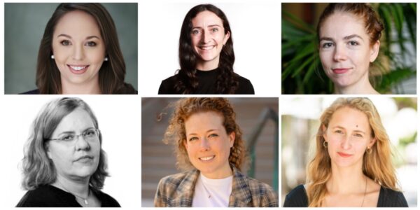 Collage of six headshots of the women reporters honored in the 2024 IRE Awards.